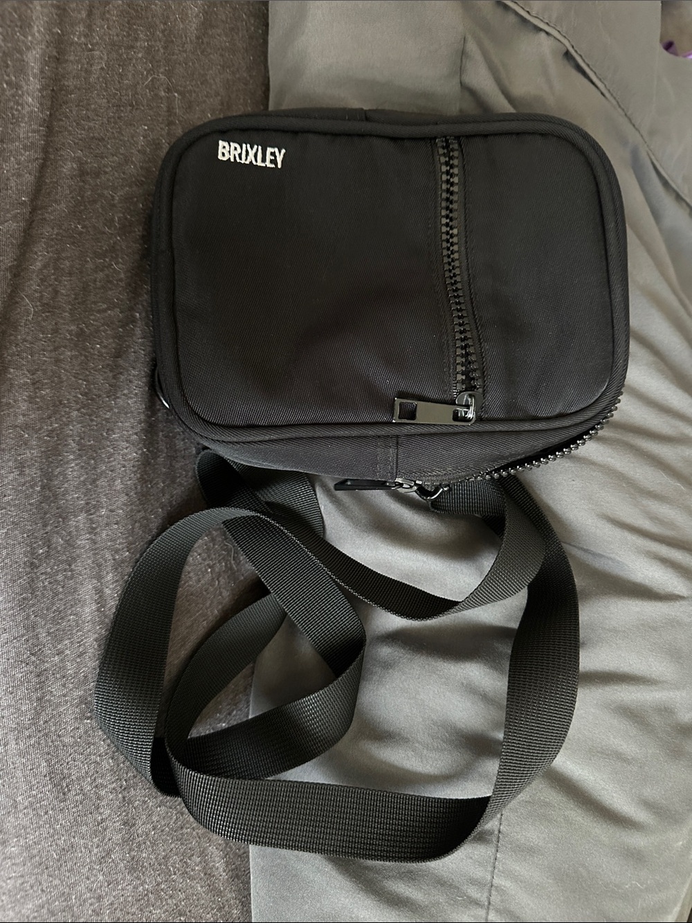 Brixley Black Compact Crossbody Bag